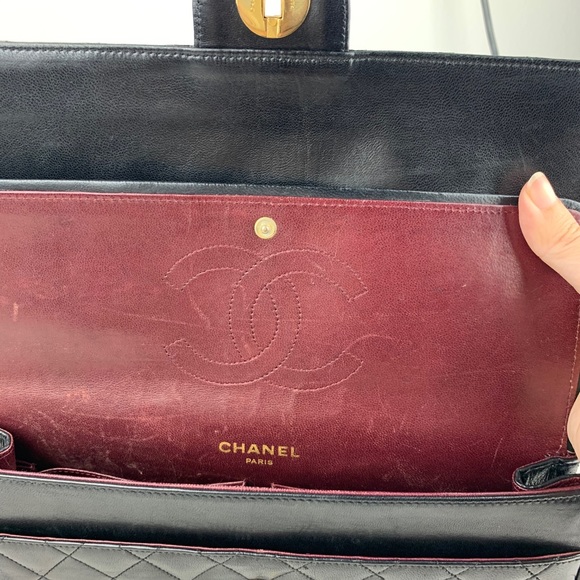 🛑SOLD🛑Chanel vintage double flap CF medium - Picture 10 of 16